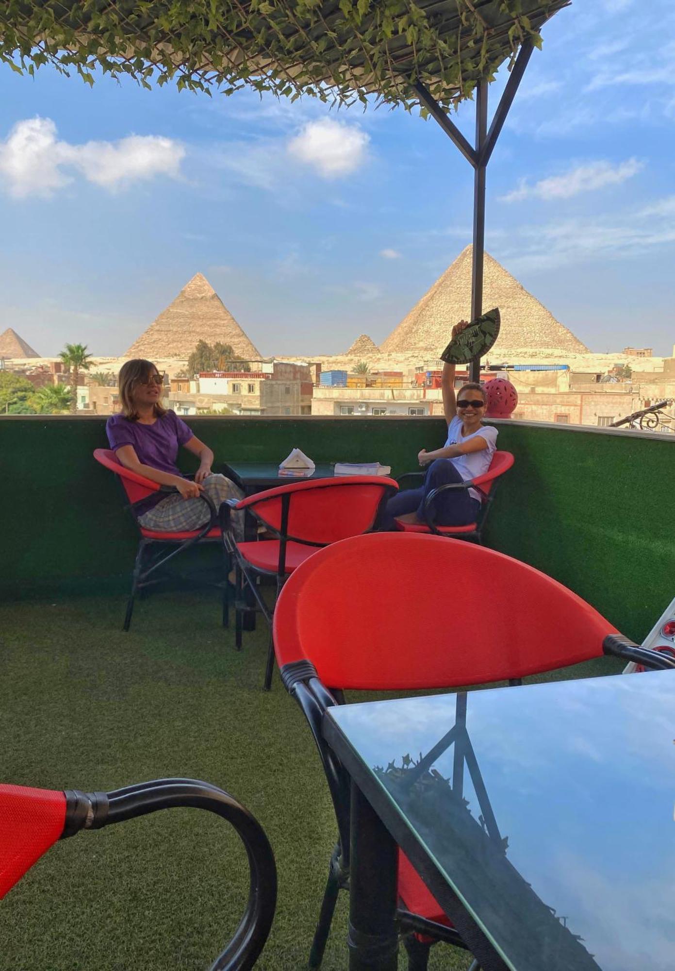 Magic Golden Pyramids View Hotel Kafrat al Jabal Exterior photo