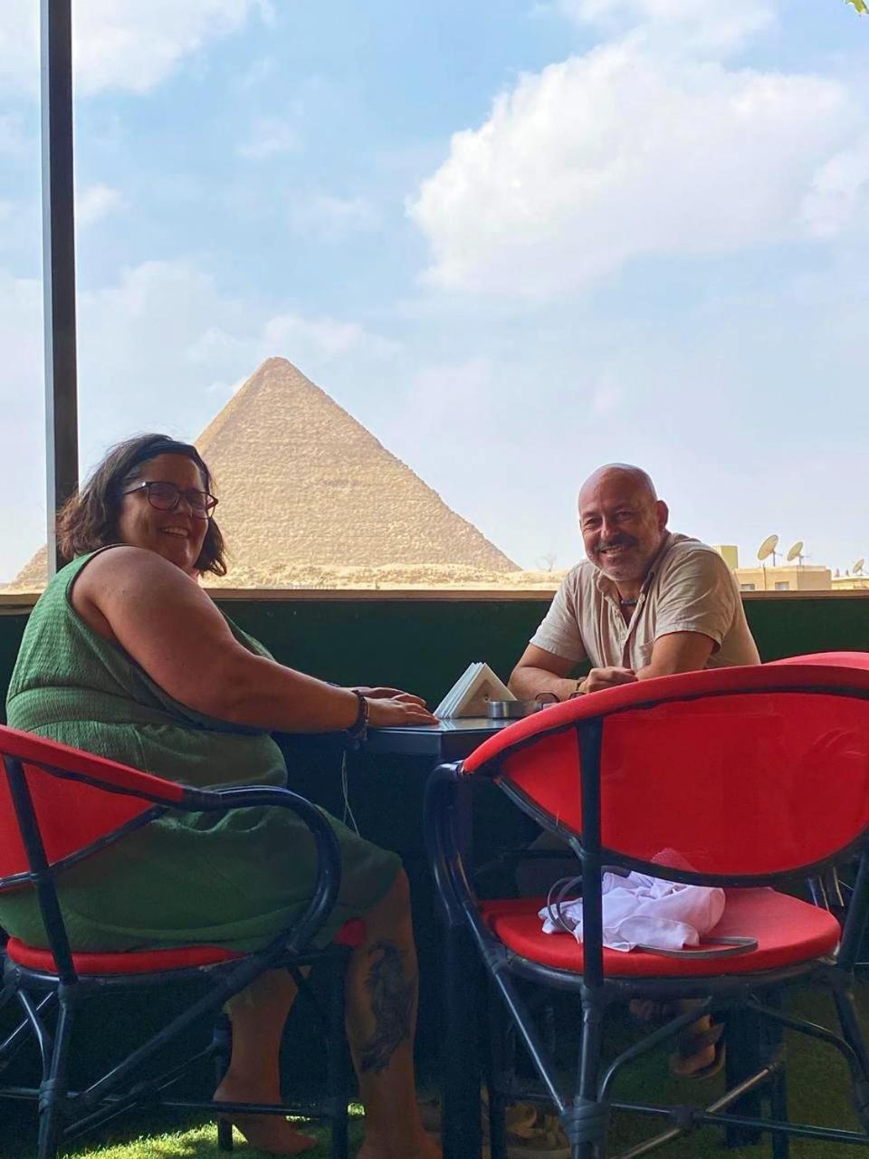 Magic Golden Pyramids View Hotel Kafrat al Jabal Exterior photo